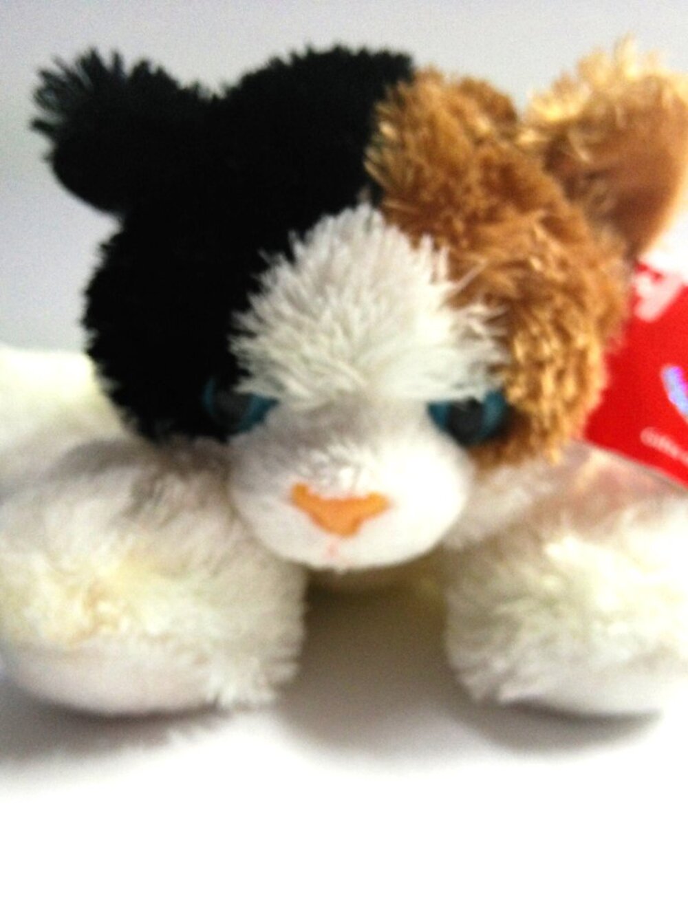 Esmeralda the Calico Cat Aurora Mini Flopsie Plush Toy Animal 9" Long 2015